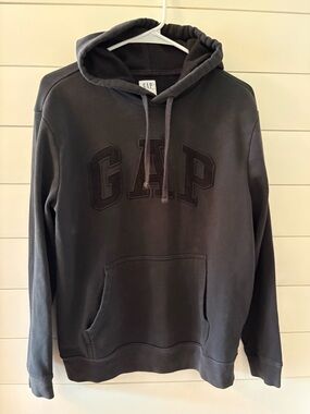 GAP Men's Crewneck Hoodie Black